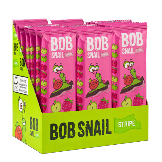 Bob Snail Fruchtstreifen Apfel-Himbeere 30x14g