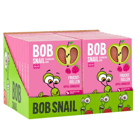 Bob Snail Fruchtrollen Apfel-Himbeere 20x60g