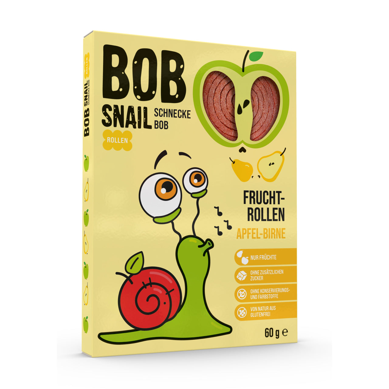 Bob Snail Fruchtrollen Apfel-Birne 20x60g