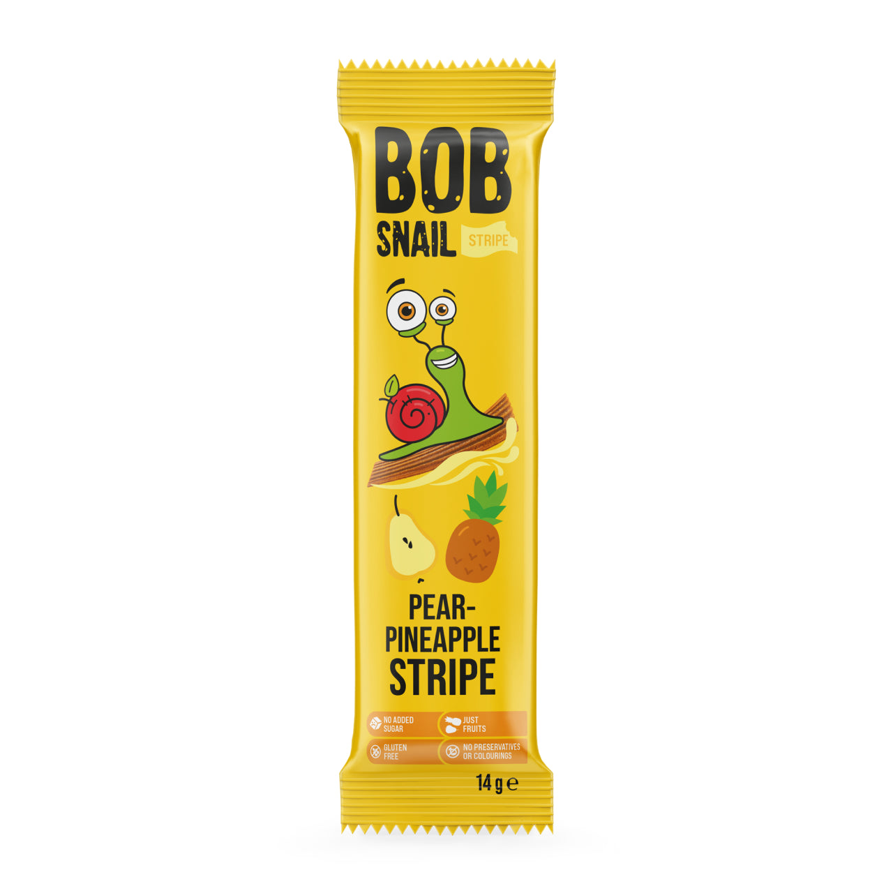 Bob Snail Fruchtstreifen Birne-Ananas 30x14g