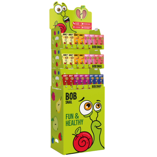 Bob Snail Display 3 - Fruchtrollen 30g