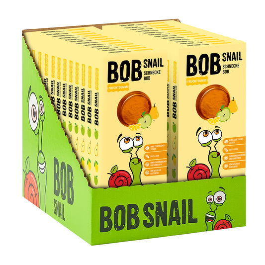 Bob Snail Fruchtgummi Apfel-Birne-Zitrone 24x27g