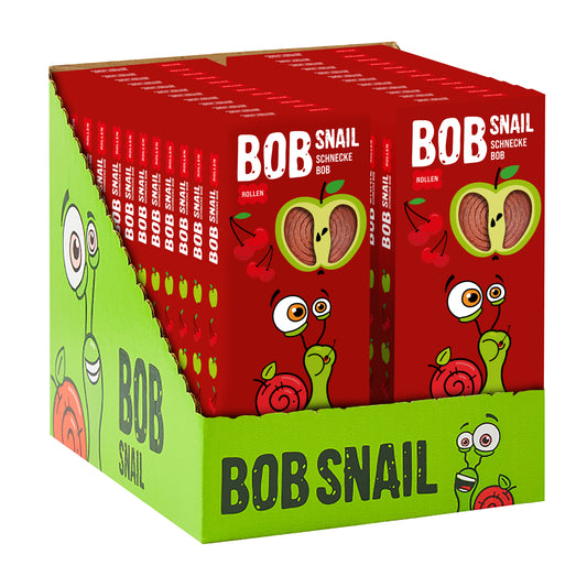 Bob Snail Fruchtrollen Apfel-Kirsche 24x30g