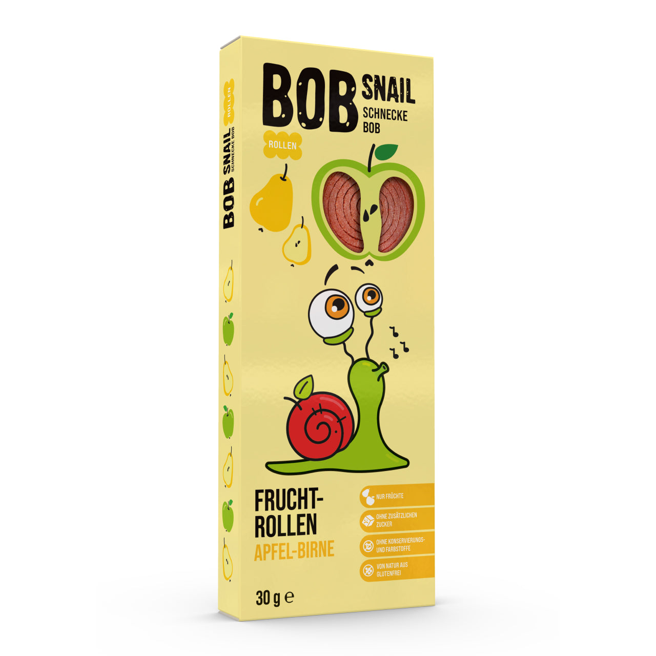 Bob Snail Fruchtrollen Apfel-Birne 24x30g