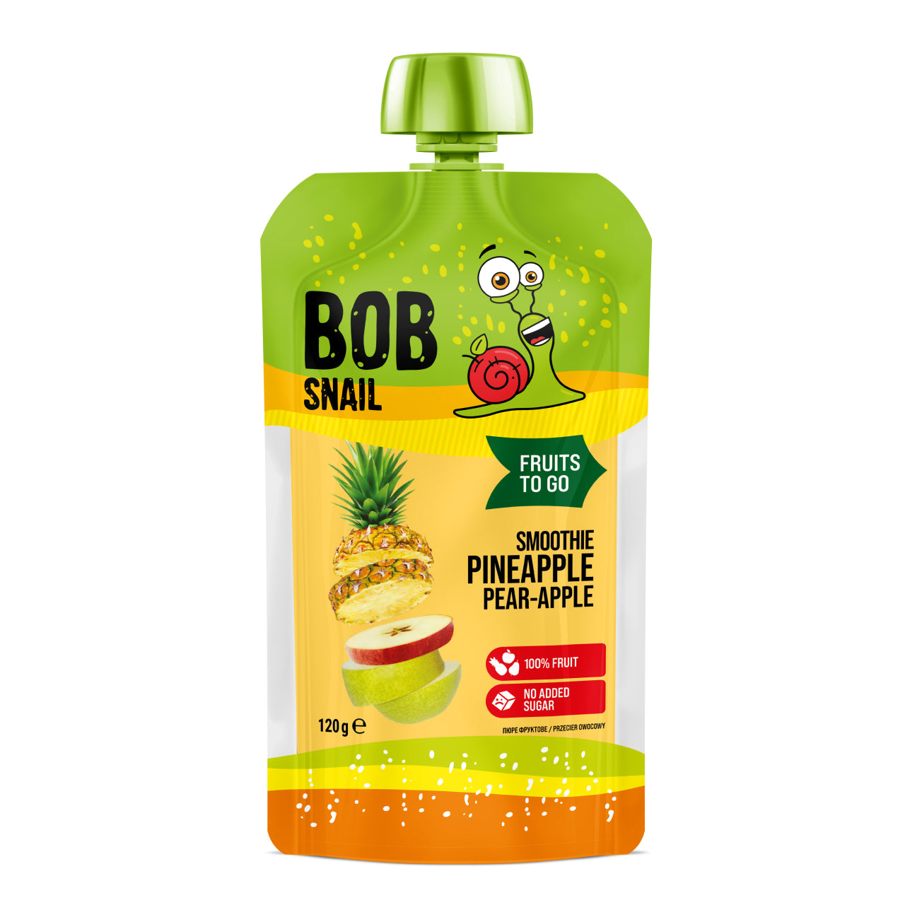 Bob Snail Smoothie Ananas-Birne-Apfel 10x120g