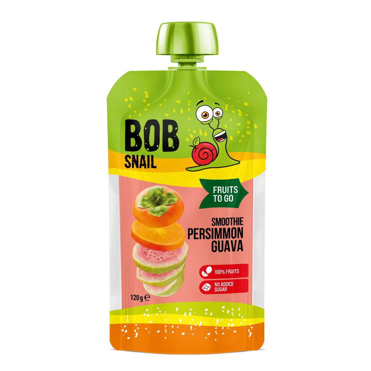 Bob Snail Smoothie Kaki-Guave 10x120g