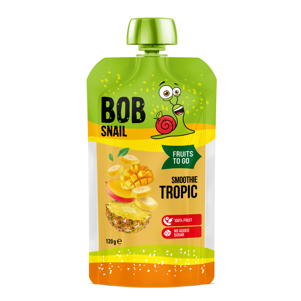 Bob Snail Smoothie Banane-Ananas-Mango 10x120g